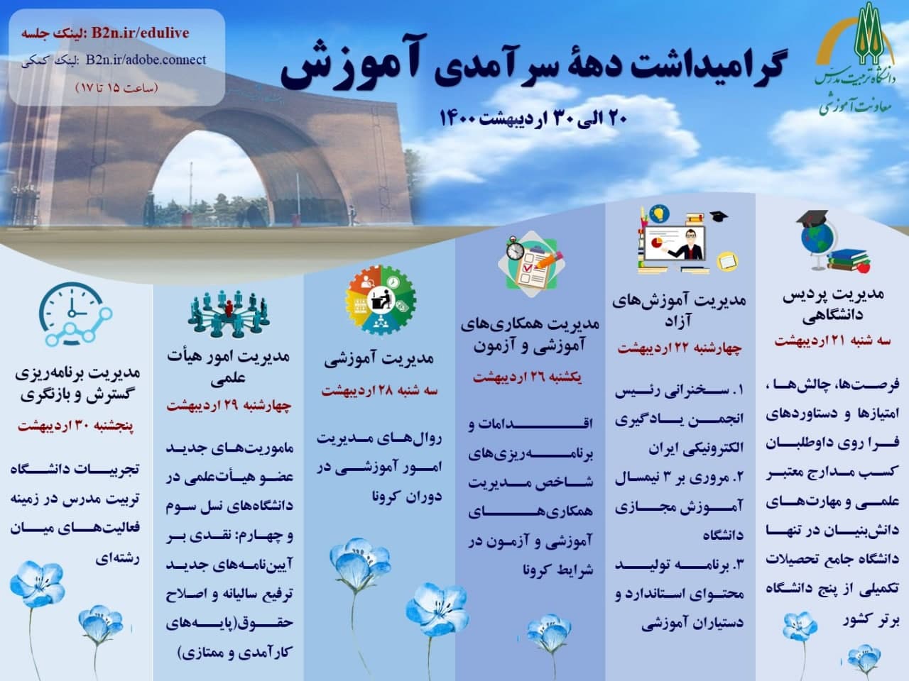 اعلام برنامه های گرامیداشت دهه سرآمدی آموزش در دانشگاه