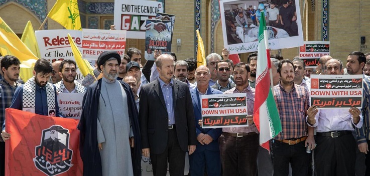 تجمع دانشگاهیان تربیت مدرس در حمایت از مردم مظلوم فلسطین و خیزش ضد صهیونیستی دانشجویان دانشگاه های آمریکا و اروپا 