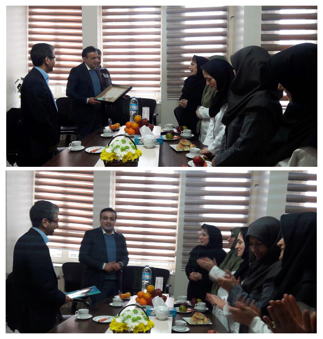 برگزاری مراسم توديع و معارفه رئيس مركز بهداشت و درمان دانشگاه